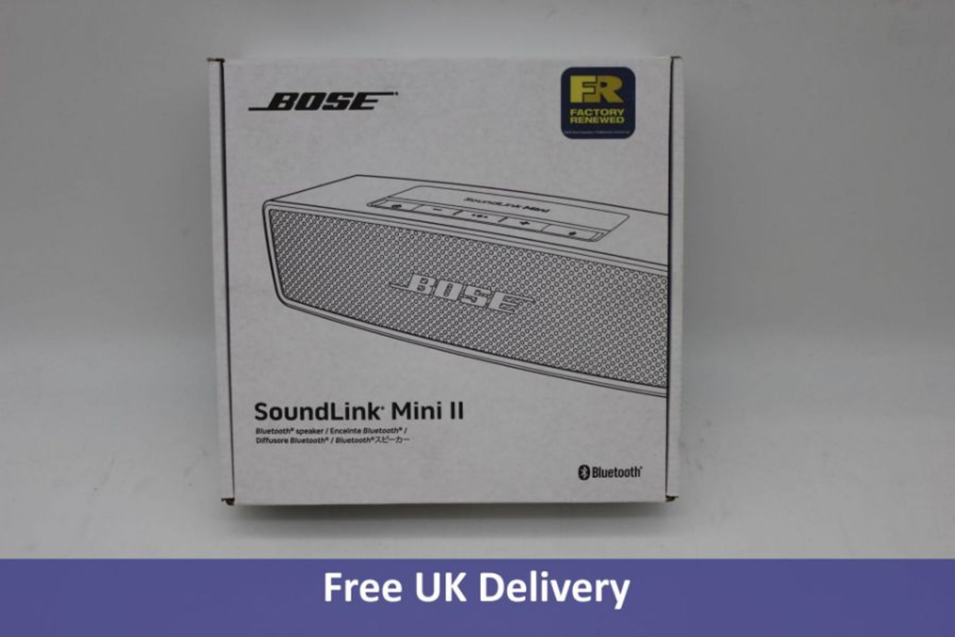 Bose Soundlink Mini II, Bluetooth Speaker, Factory Renewed