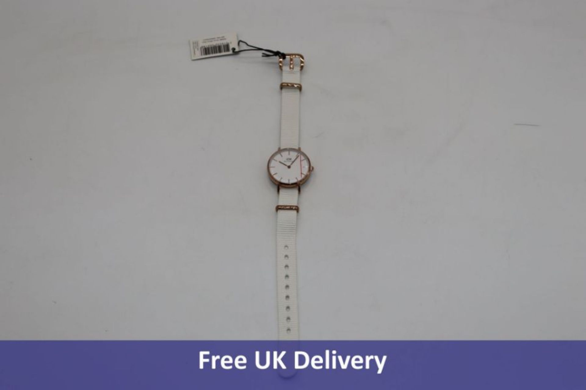 Daniel Wellington Petite Dover, White/Rose Gold Watch, 28mm. No box