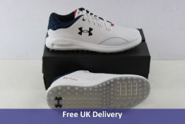 Under Armor Men's UA Draw Sport SL E Golf Shoes, White, UK 11