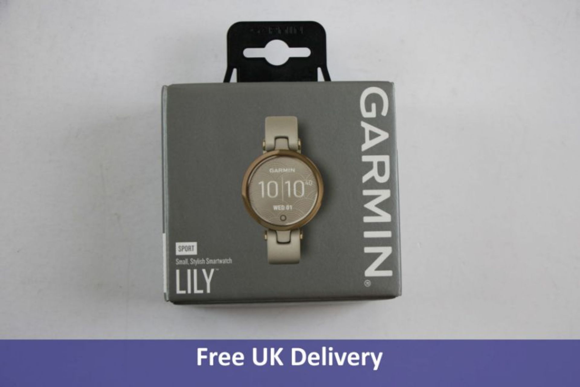 Garmin Women's Lily Sport Edition Watch, Rose Gold & Light Sand