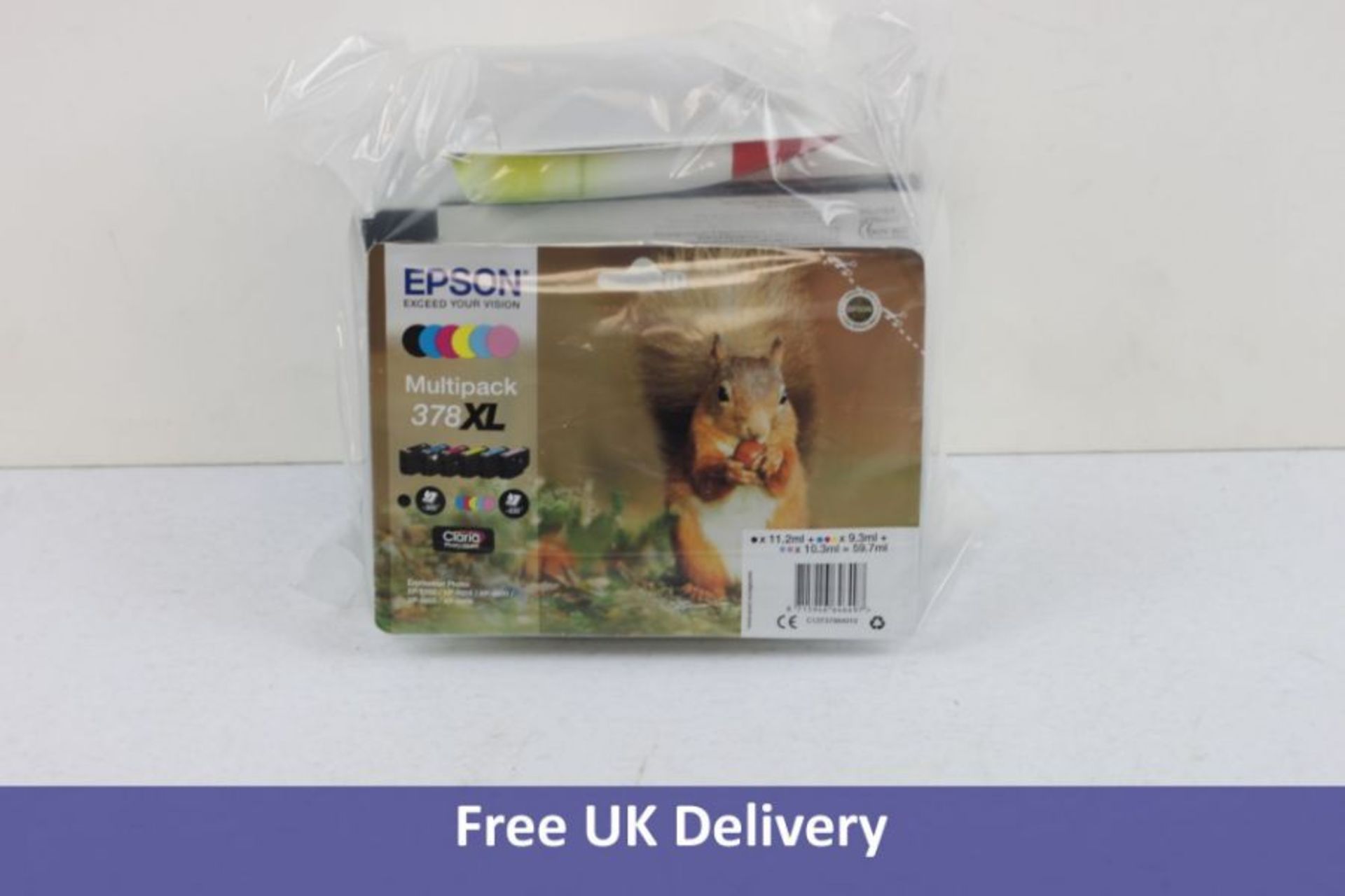 Three Items of Printer Ink to Include 1x Canon Multi Pack, 1x HP Photo Value Pack and 1x Epson Multi