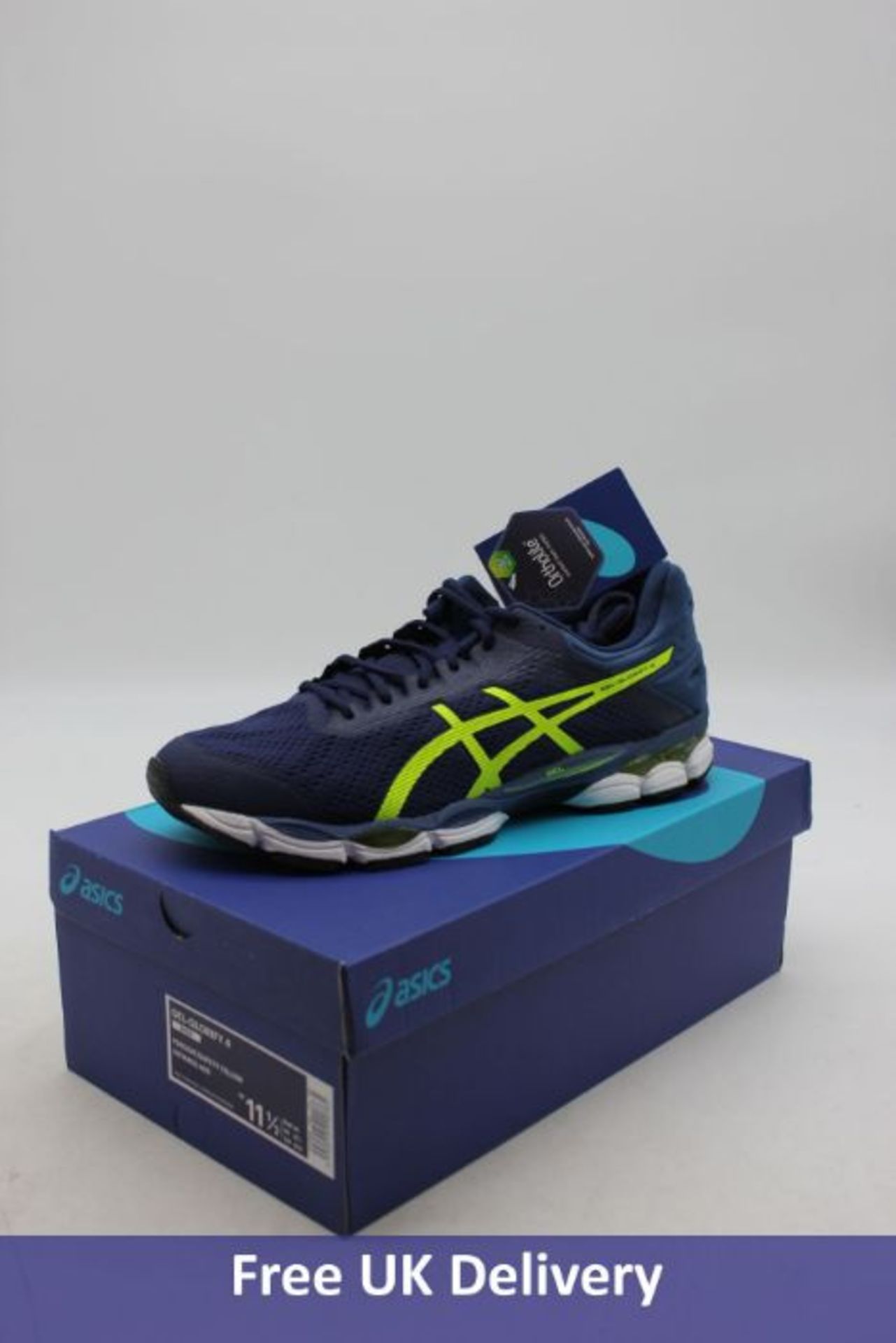 Asics Men's Gel-Glorify 4 Trainers Peacoat/Safety Yellow, UK 10.5