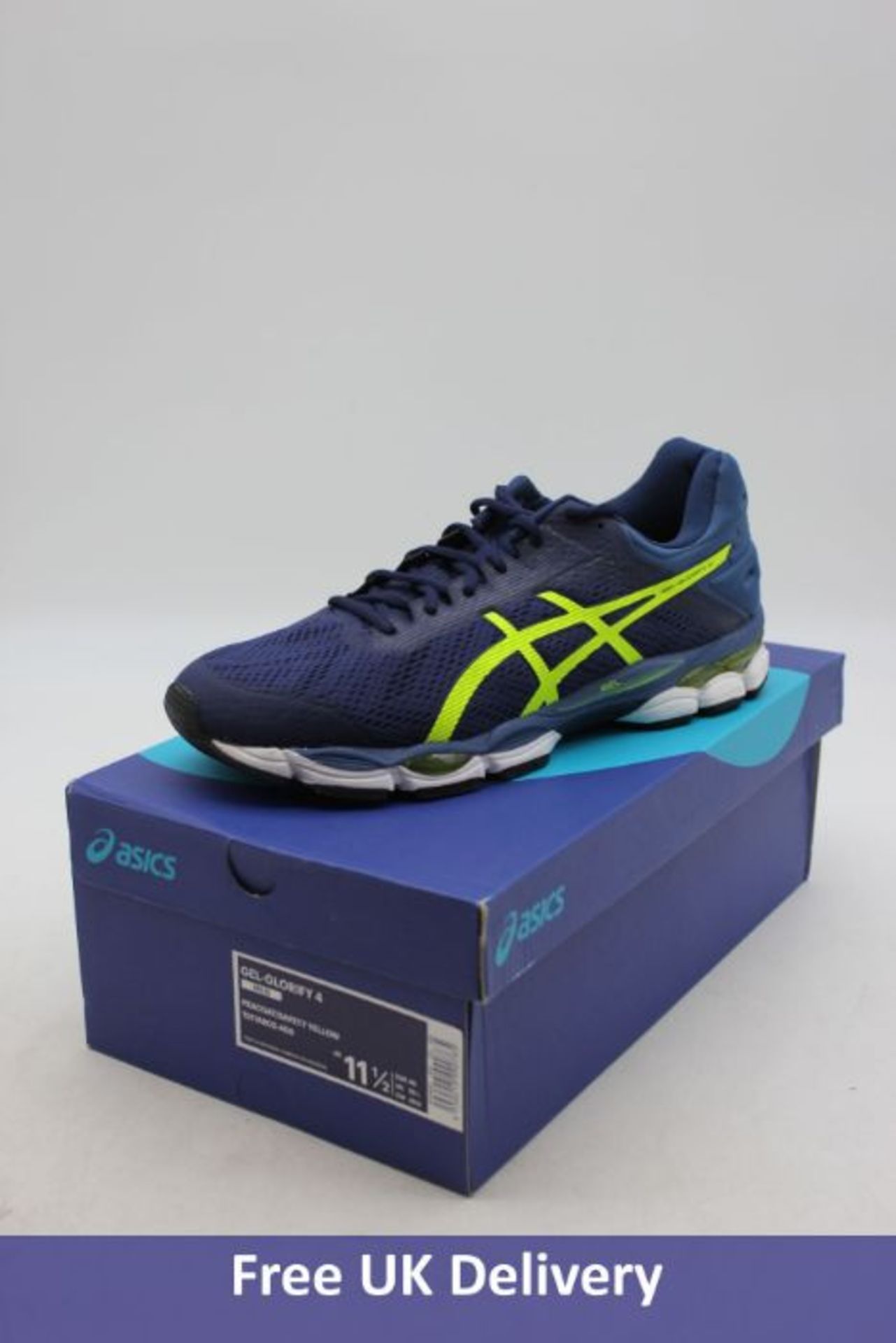 Asics Men's Gel-Glorify 4 Trainers Peacoat/Safety Yellow, UK 10.5