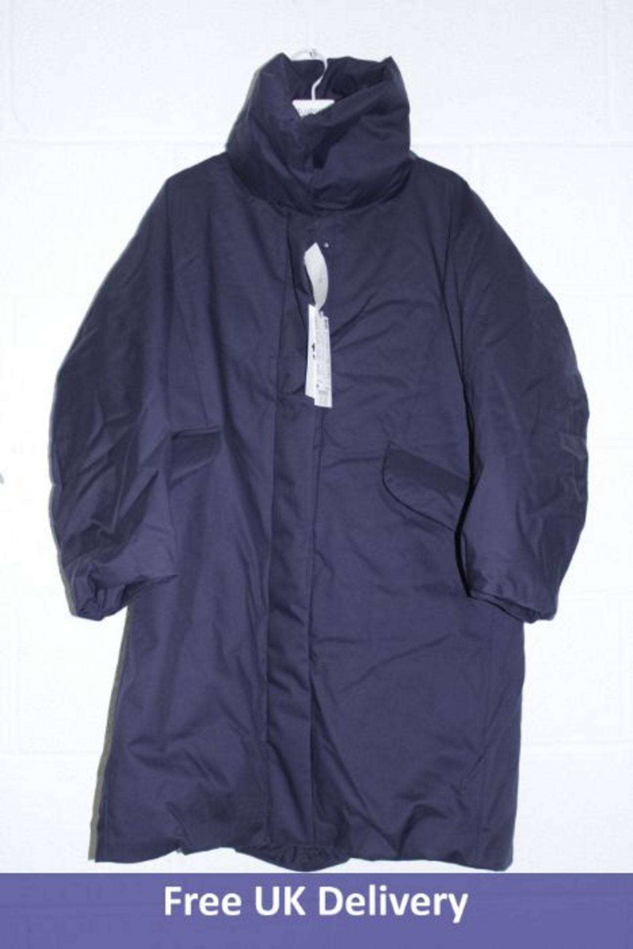 Uniqlo Women's Hybrid Down Coat, Navy, Size M