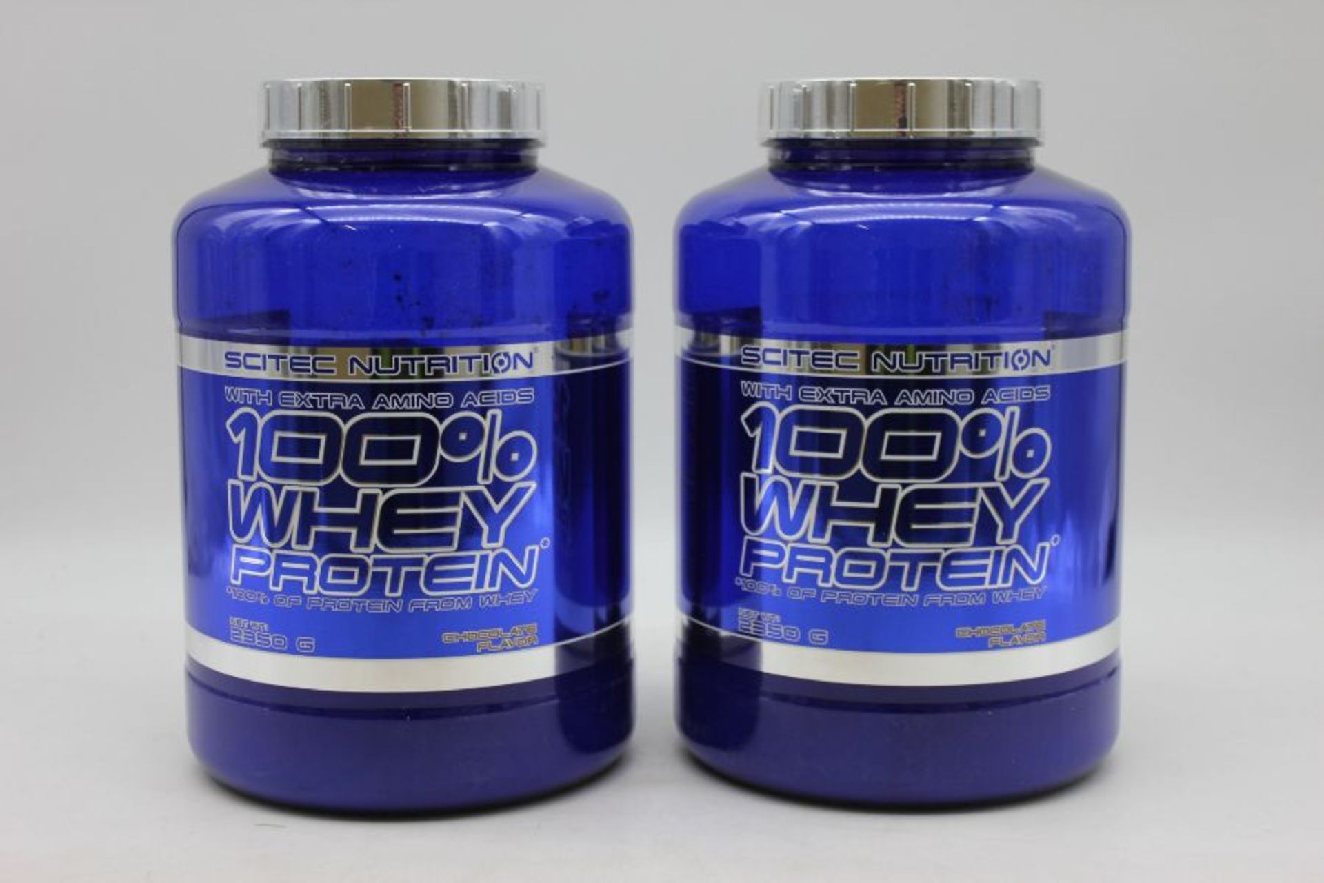 Four Tubs 100% Whey Protein Shake, Chocolate, 2350g, Expiry 09/04/2023 - Image 3 of 3