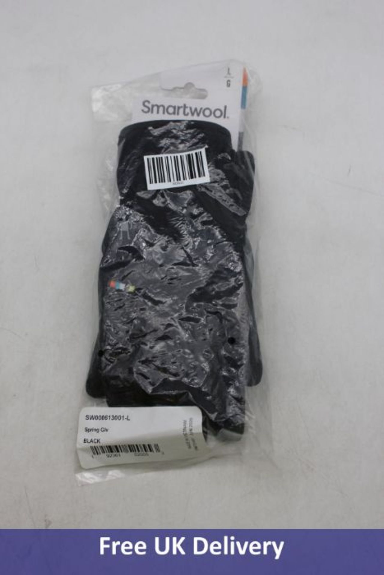 Smartwool Spring Gloves, Black, Size L
