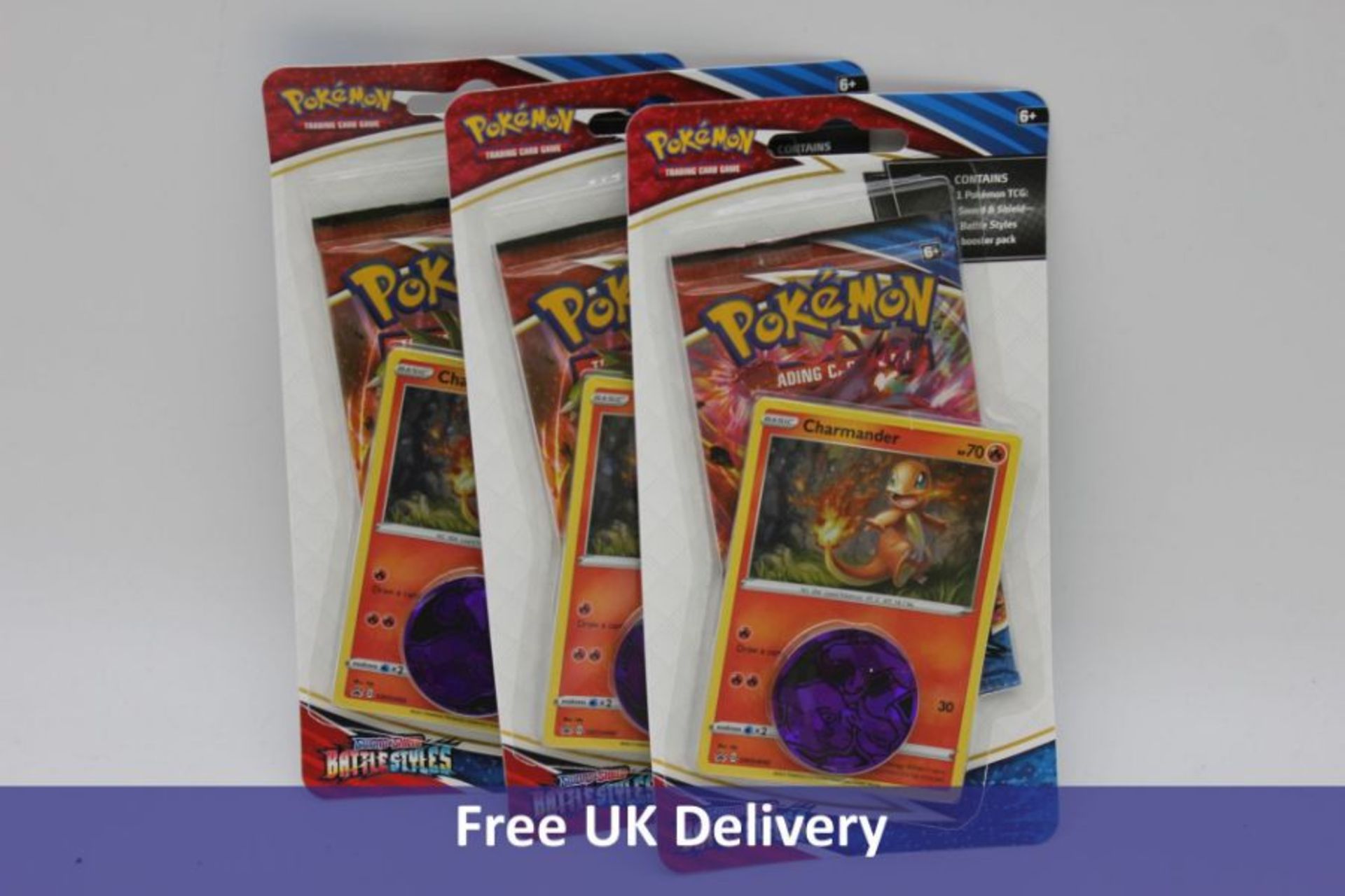 Thirty-two Pokemon Battle Styles Blister Booster Packs to include 16x Charmander Plus Pokemon Coin, - Image 2 of 2