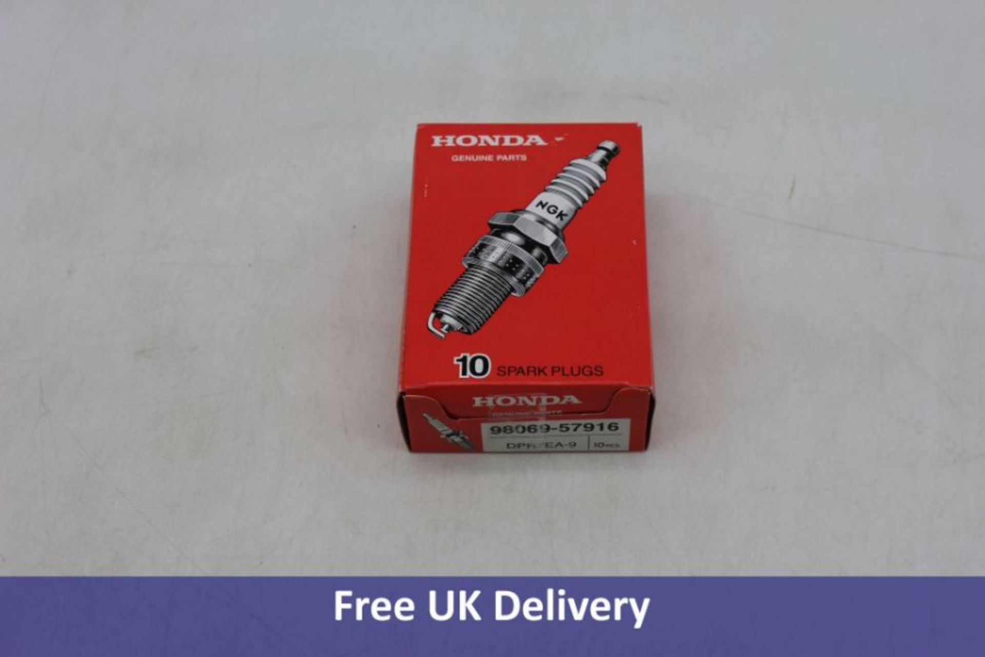 Two Packs of Honda Genuine Parts DPR7EA-9 Spark Plug. 10 pieces per pack