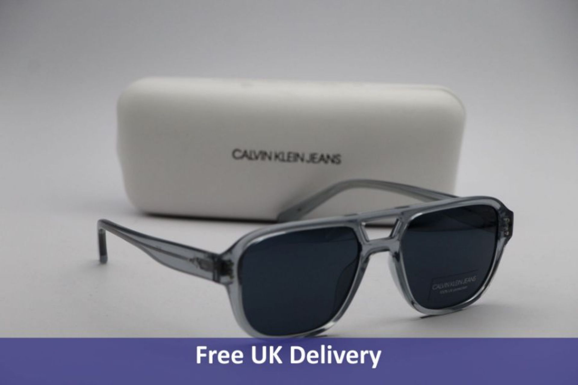 Calvin Klein Men's Sunglasses, Grey, Size 56