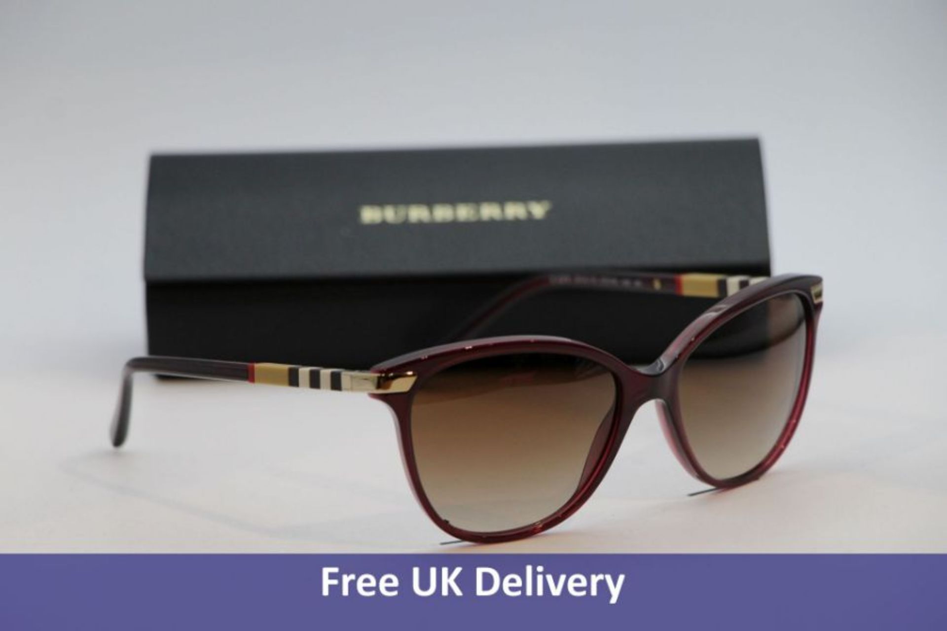 Burberry Bordeaux BE4216 Sunglasses, Gradient Brown