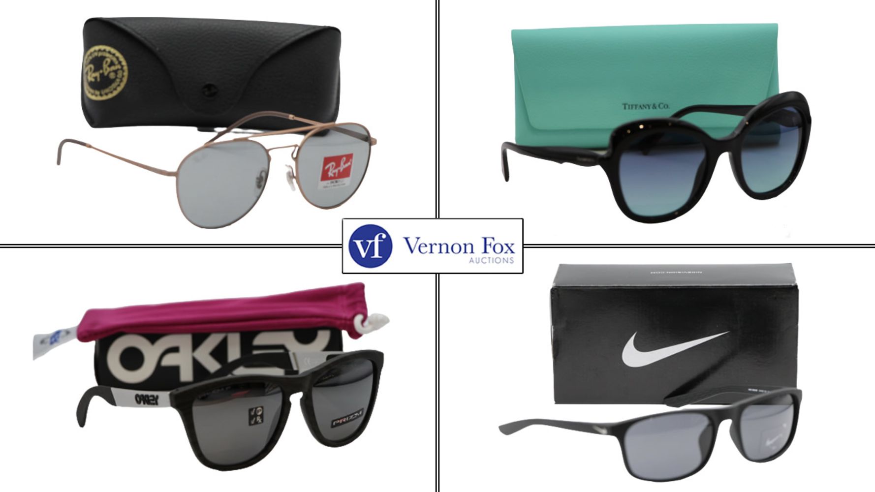TIMED ONLINE AUCTION: The Sunglasses Sale! Big name brands, a variety of styles, hugely discounted and with FREE UK DELIVERY!
