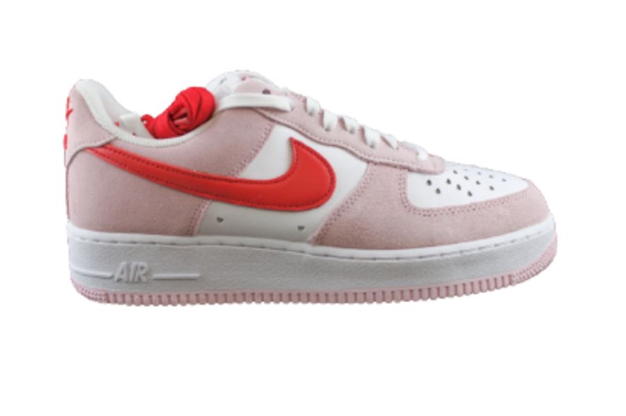 Nike Men's Air Force 1 Low 07 QS Valentine's Day Love Letter 21 Trainers, Tulip Rose and University