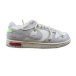 Nike Men's Off White Dunk Lows, Sail, Neutral Grey and Pale Ivory, UK 7. Box damaged