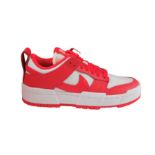 Nike Women's Dunk Low Disrupt Trainers, Red and White, UK 4