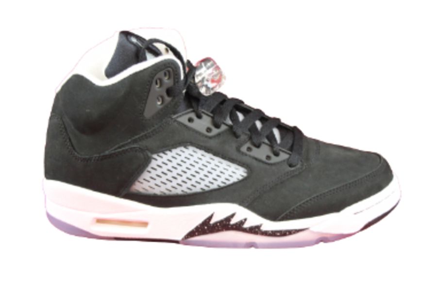 Nike Air Jordan 5 Men's Retro Low-Top Trainers, Black, Cool Grey and White, UK 8. Box damage