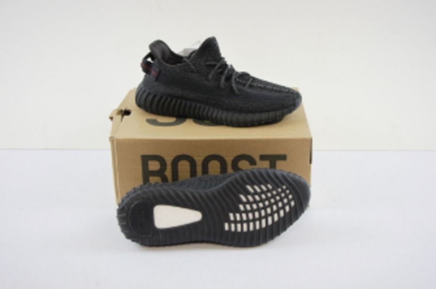 Adidas Men's Yeezy Boost 350 Trainers, Black, UK 9 - Image 2 of 6