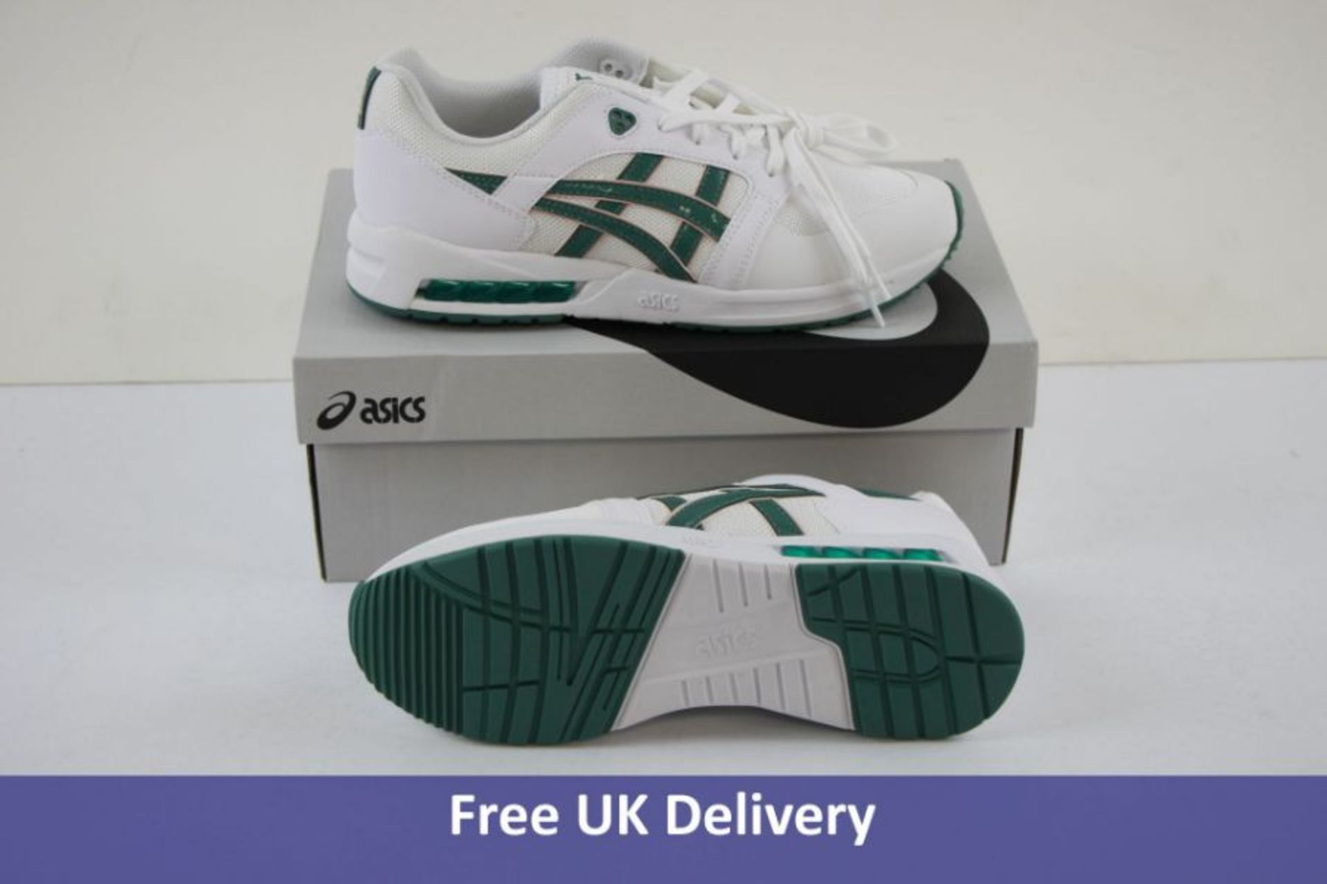 Asics Women's Gel Saga Sou Trainers, White and Edible Moss, UK 6