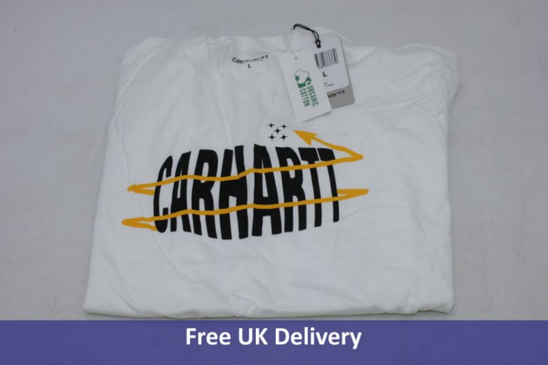Three items of Carhartt Men's Clothing to include 1x Newel Trousers, Black, Size 32, 1x T-Shirt Akro - Image 3 of 3