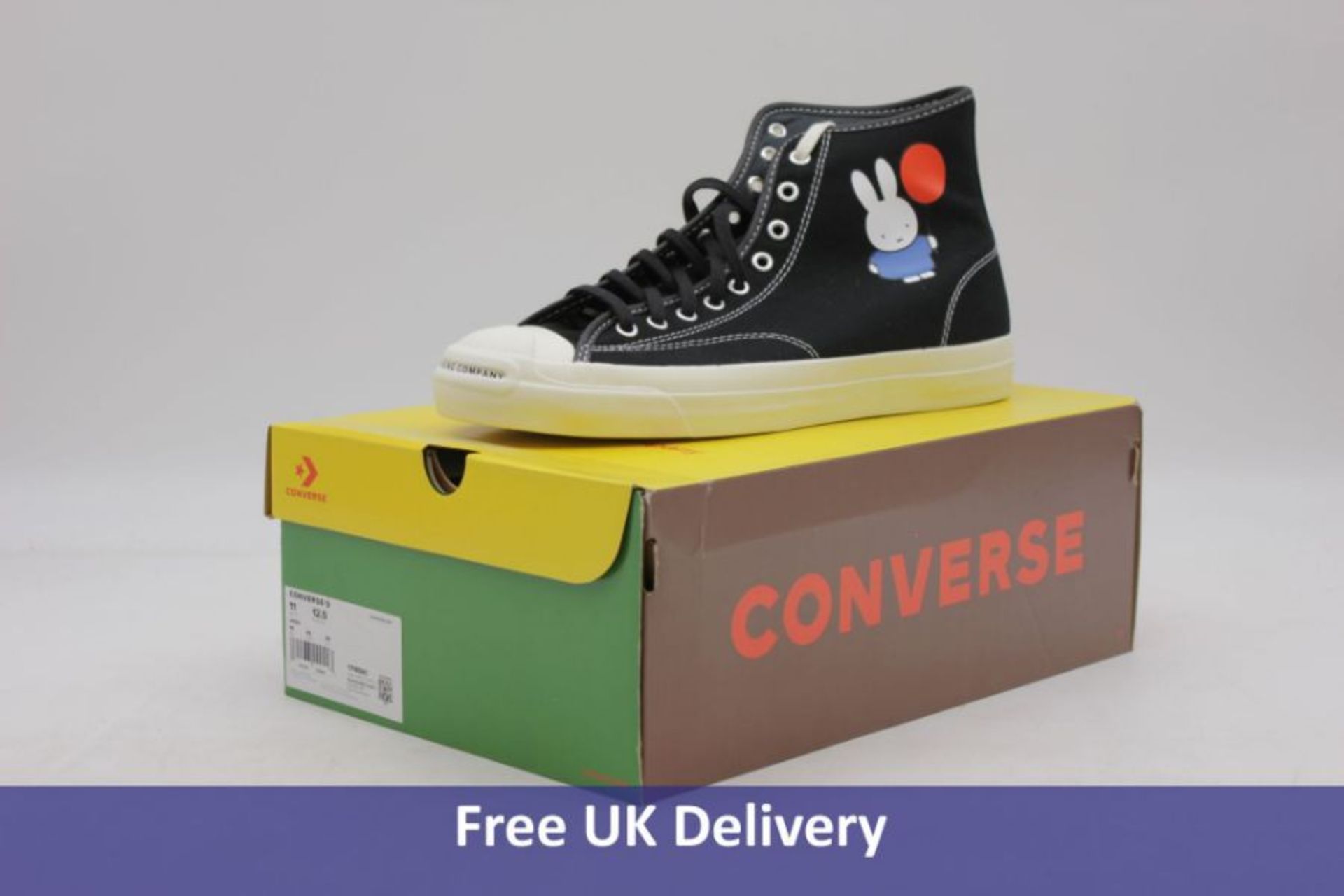 Two Converse Pop Trading Company, Miffy/Black, UK 10 - Image 2 of 2