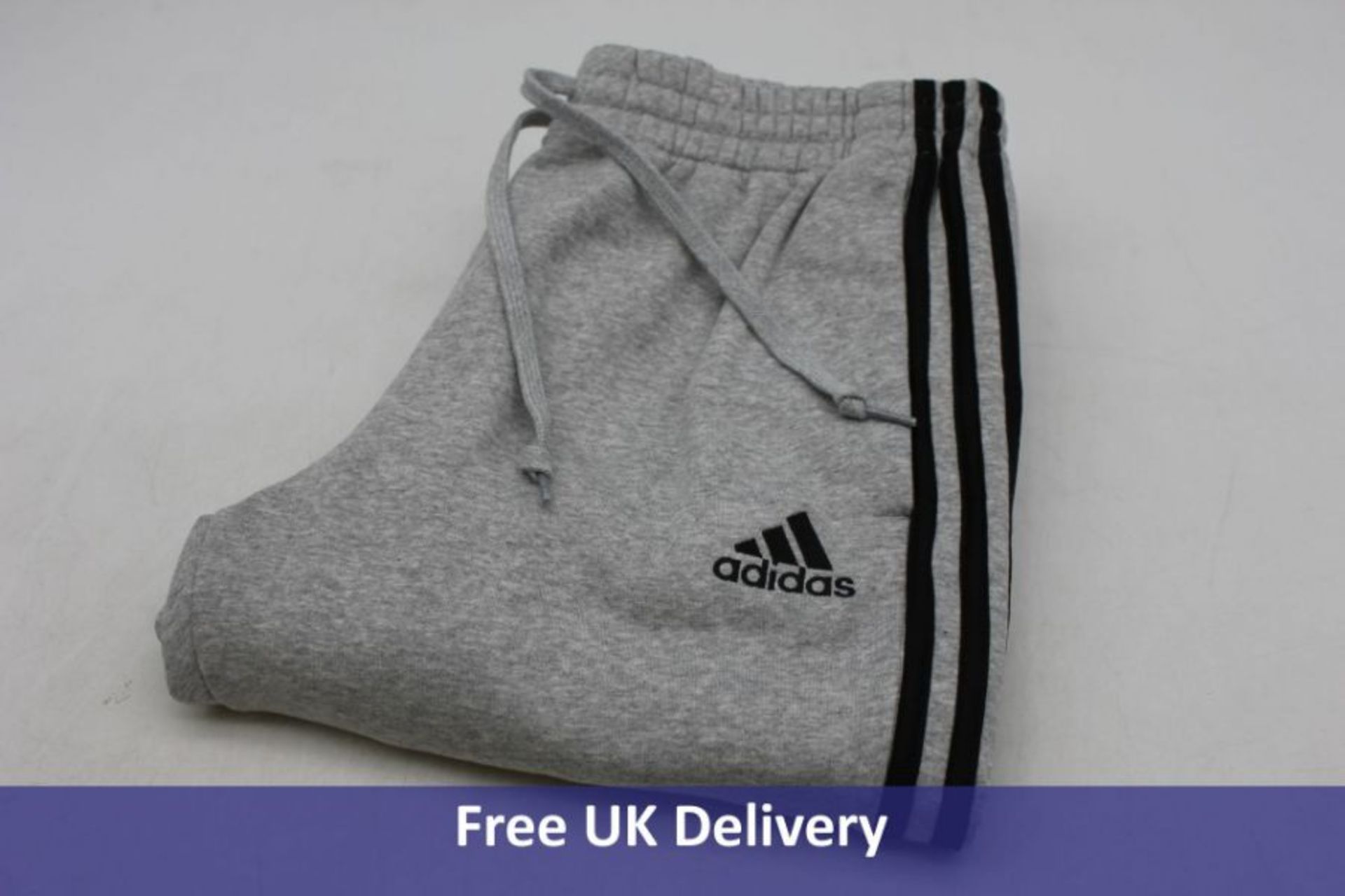 Adidas Men's Energize Fleece Joggers, Grey, Size M