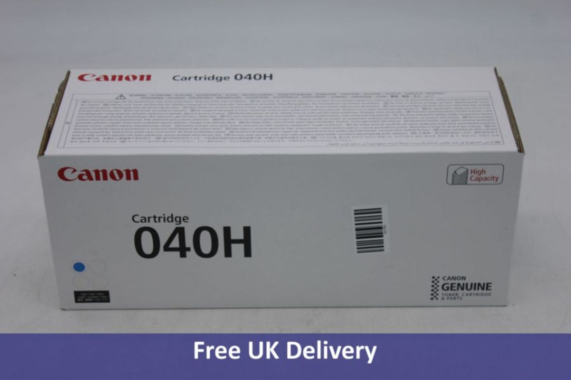 Canon 040H High Capacity Toner Cartridge, Blue