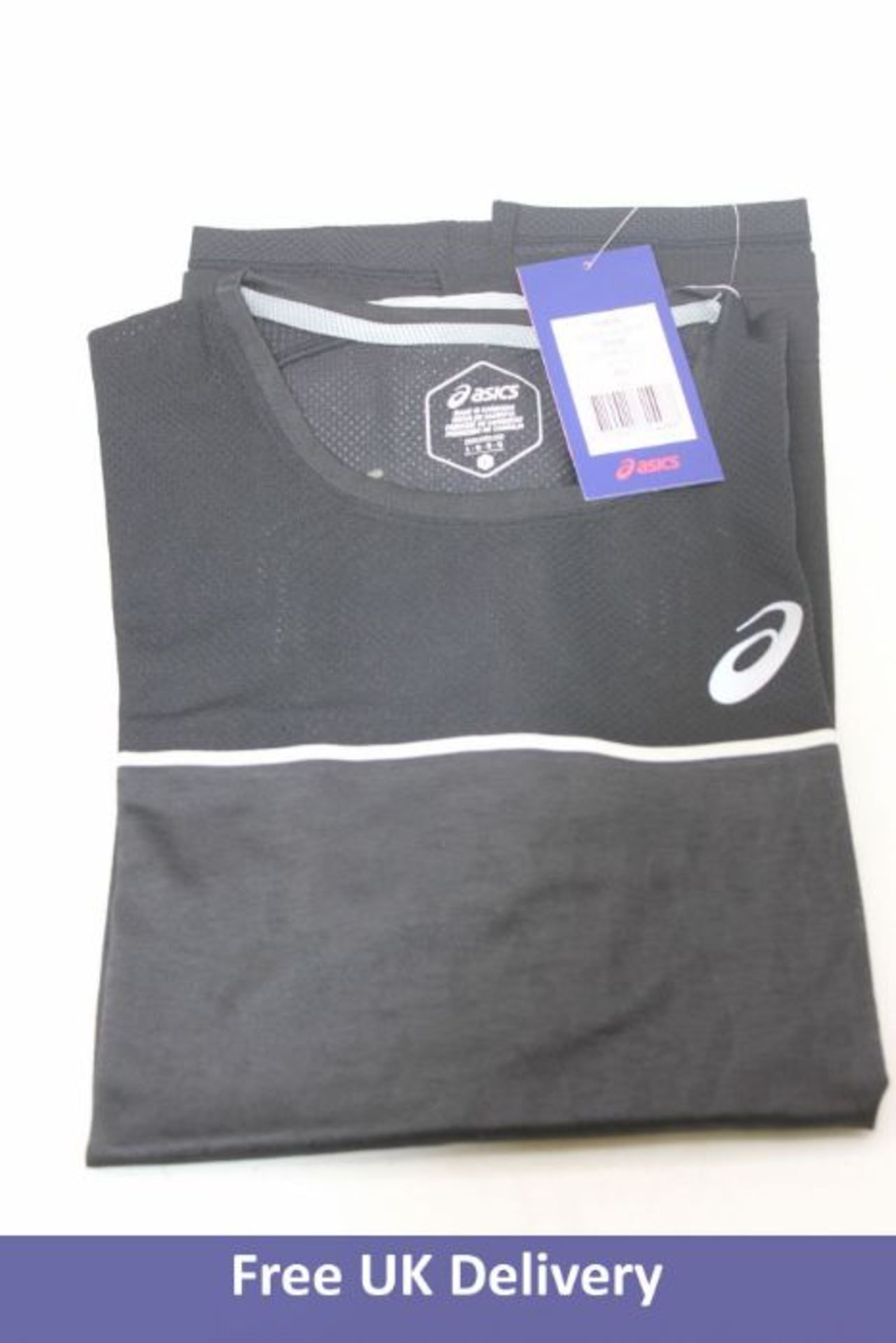 Twelve items of Asics Men's Clothing to include 1x Sport Logo Tee T-Shirt, White UK XS, 1x Sport Log - Image 3 of 4