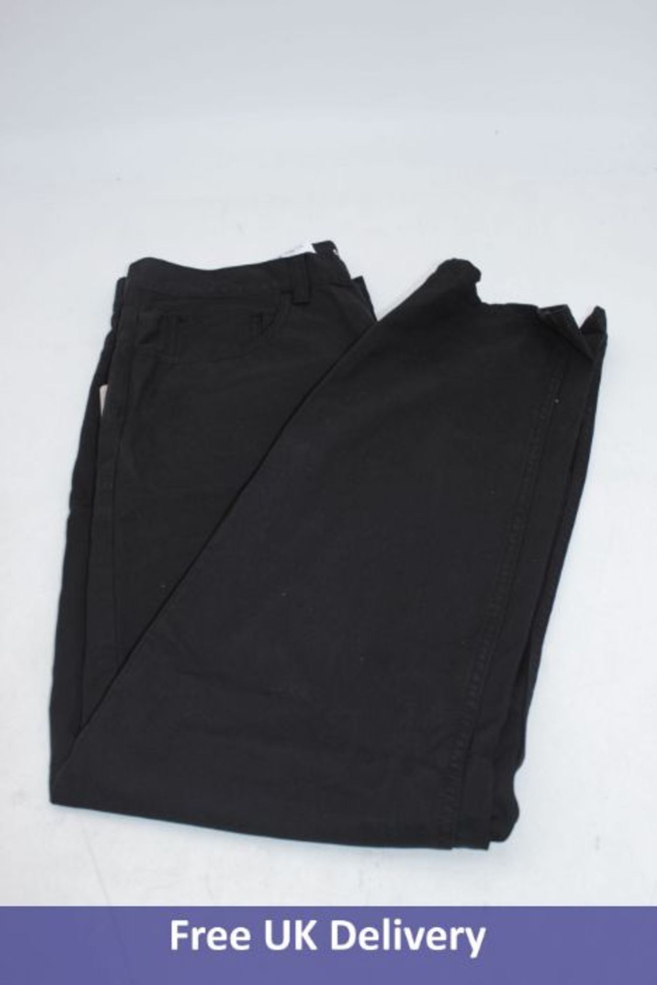 Three items of Carhartt Men's Clothing to include 1x Newel Trousers, Black, Size 32, 1x T-Shirt Akro