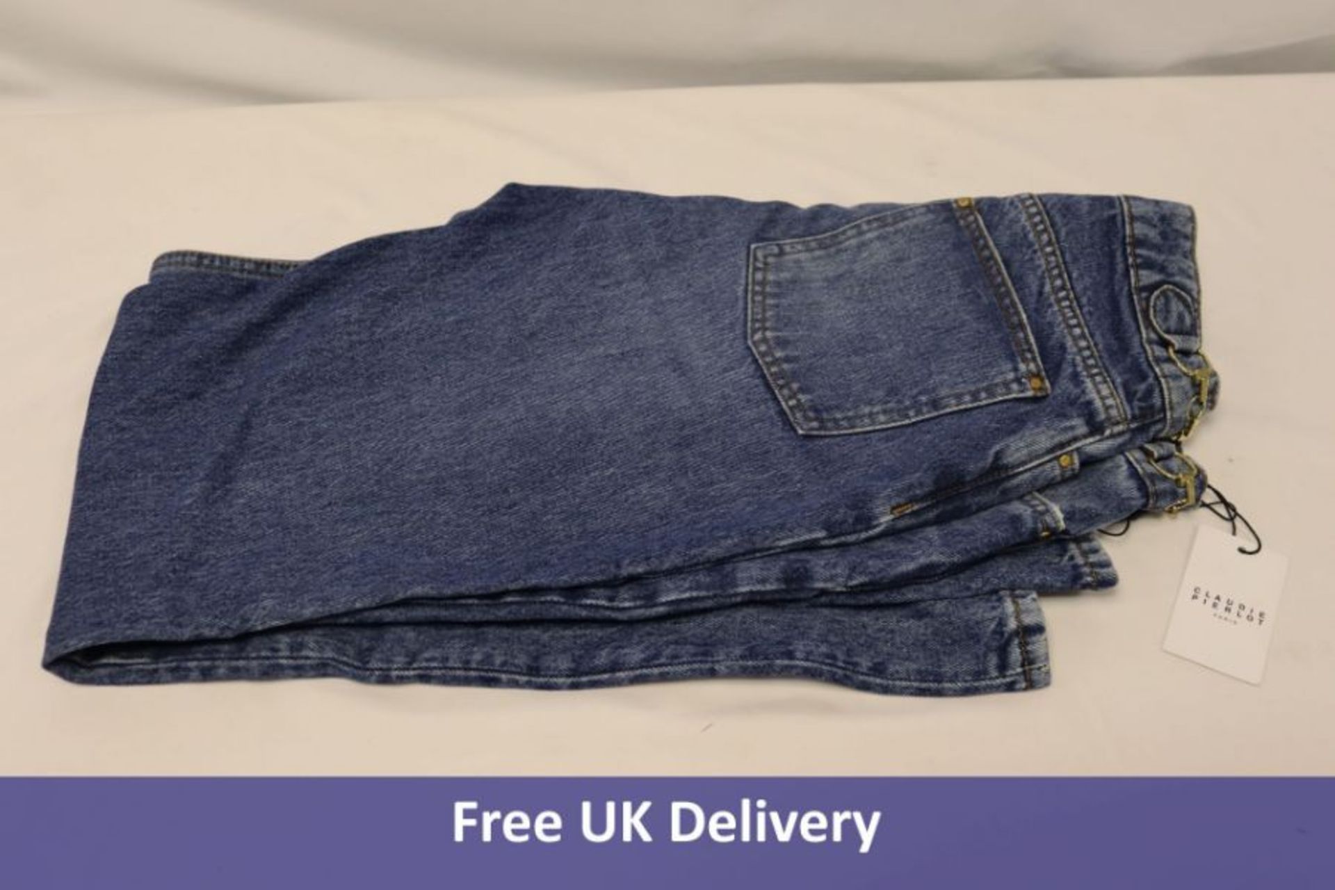 Claudie Pierlot Planete High Waist Jeans, UK 10
