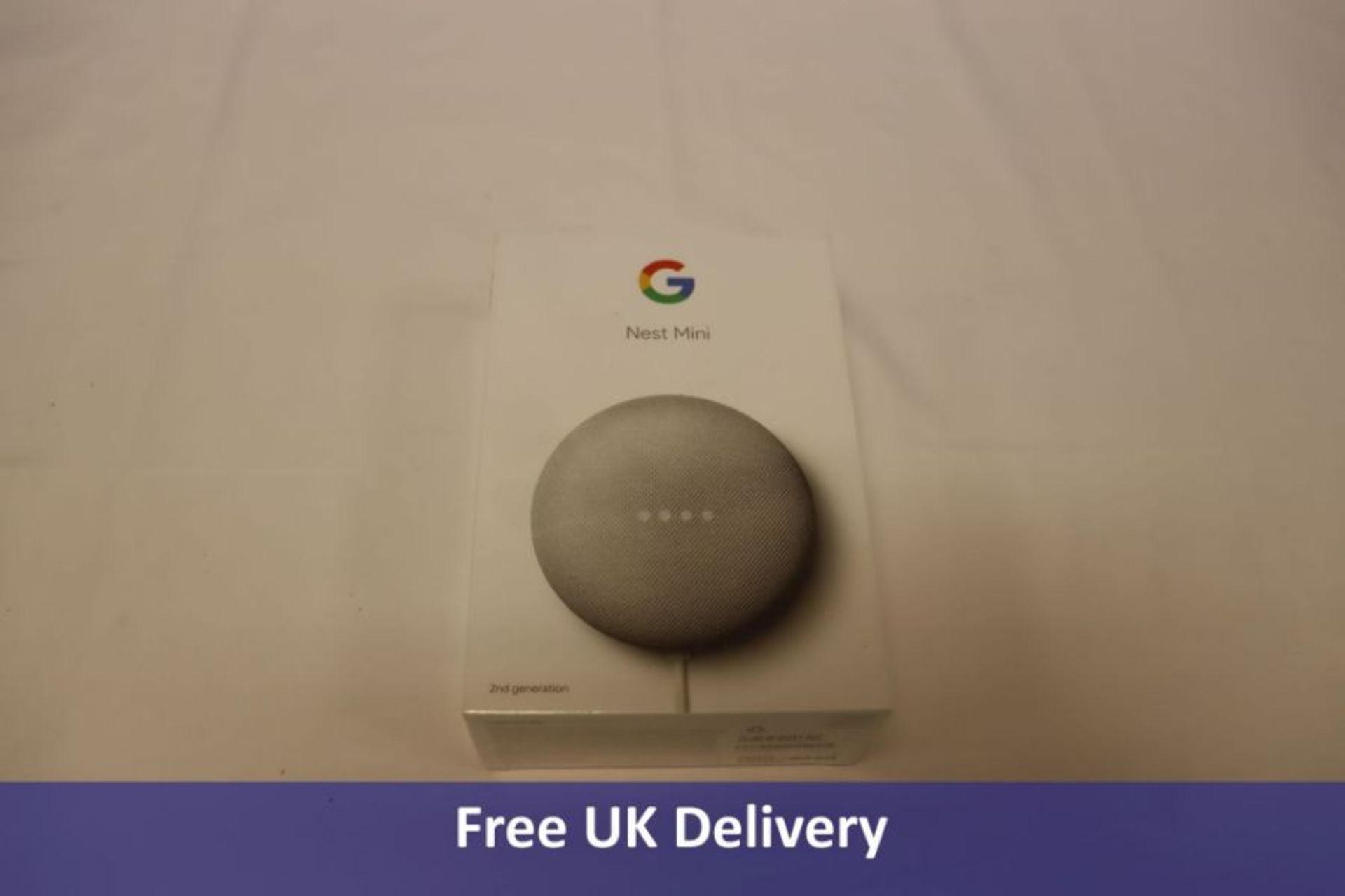 Google Nest Mini, 2nd Gen, Chalk