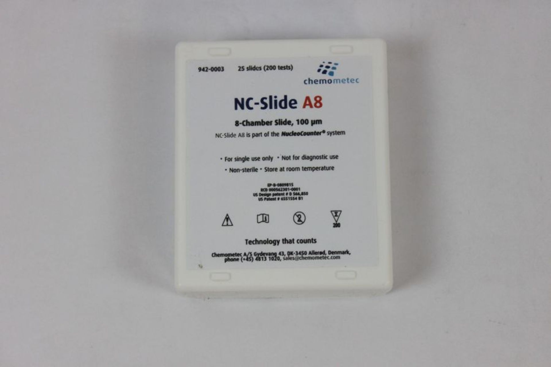 NC Slide A8, Box of 25 Slides