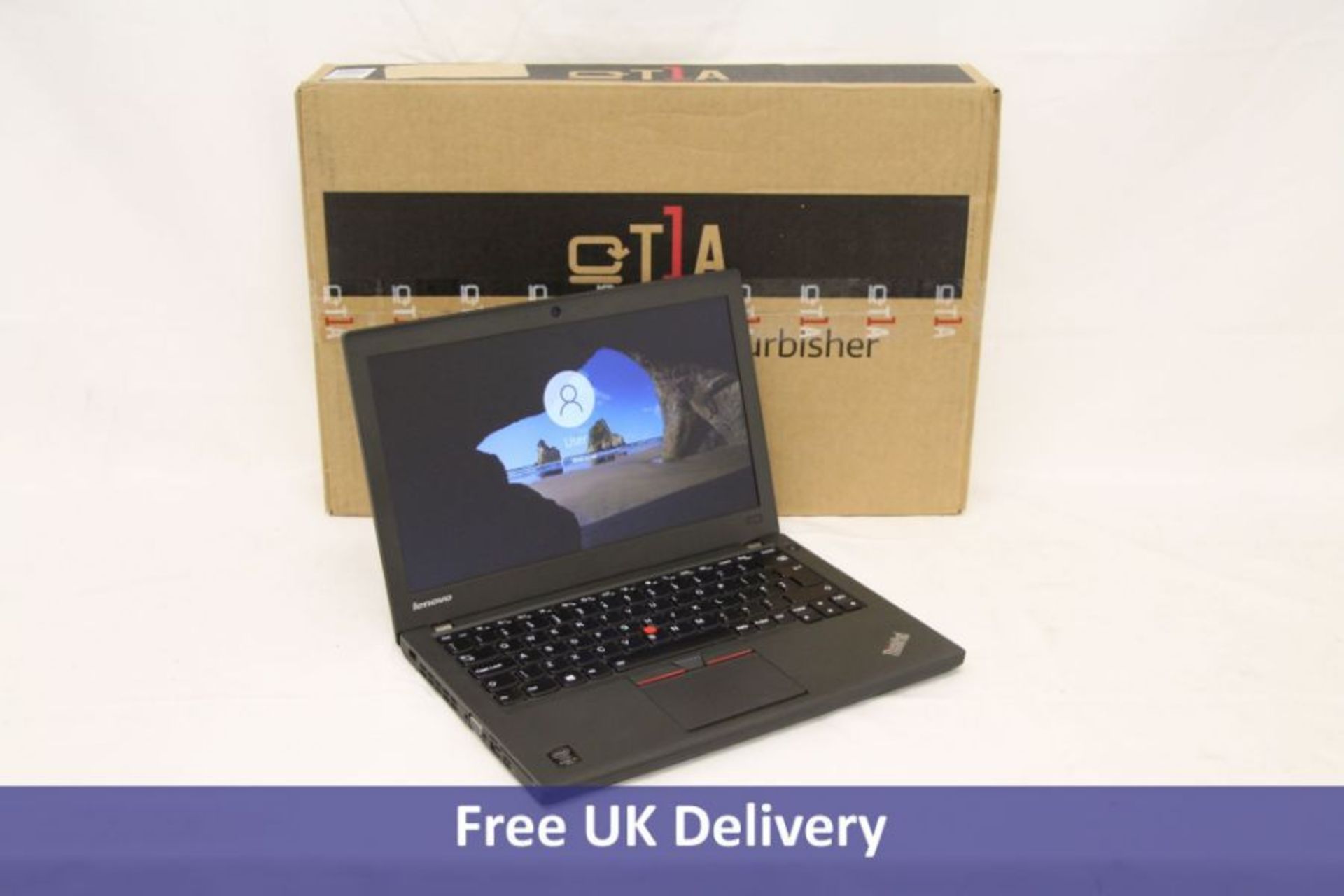 Lenovo ThinkPad X250 Laptop, Core i5-5300U, 8GB RAM, 240GB SSD, Windows 10 Pro. Used, boxed with pow