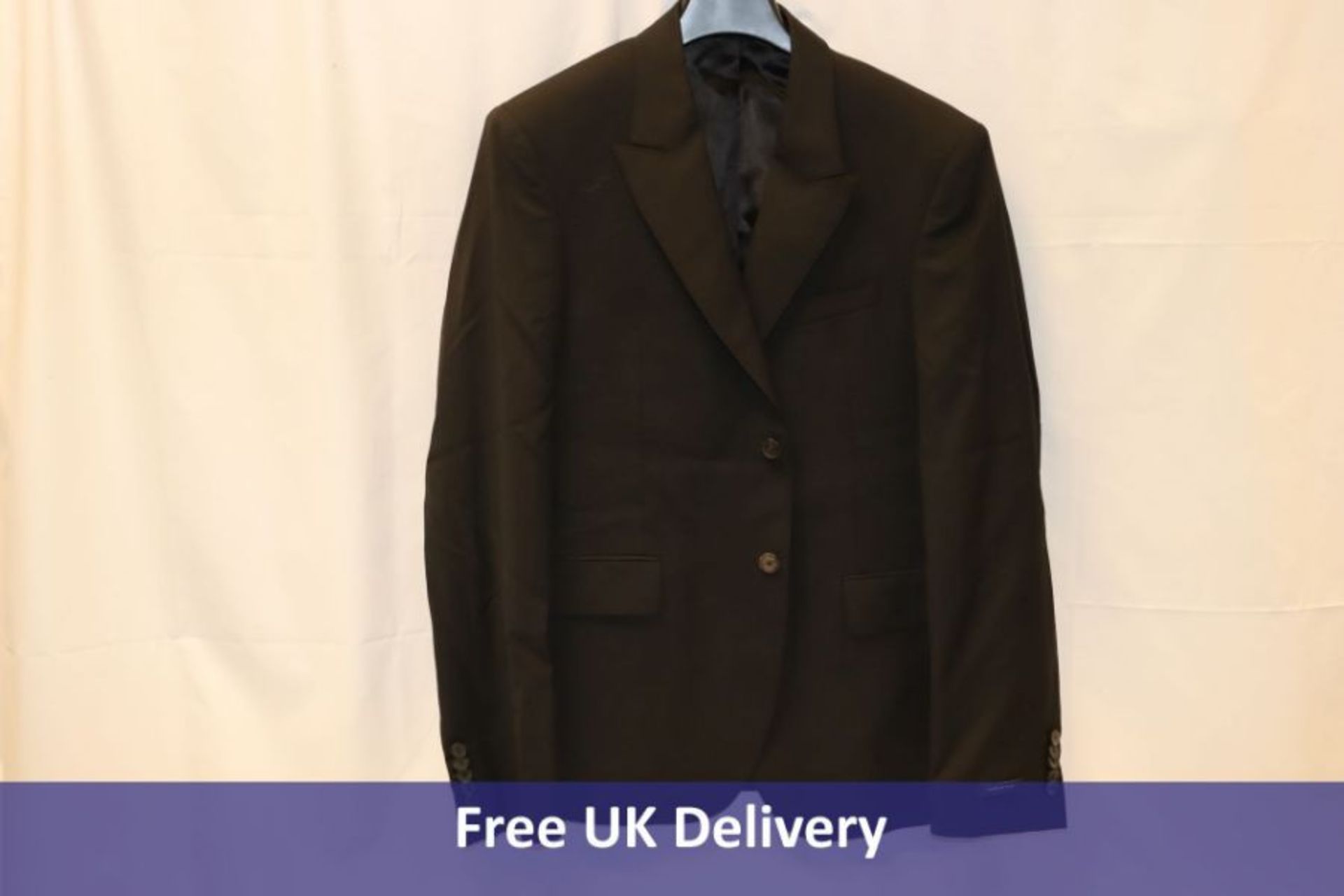 Les Hommes Abiti Men's Jacket, Black, Size 38