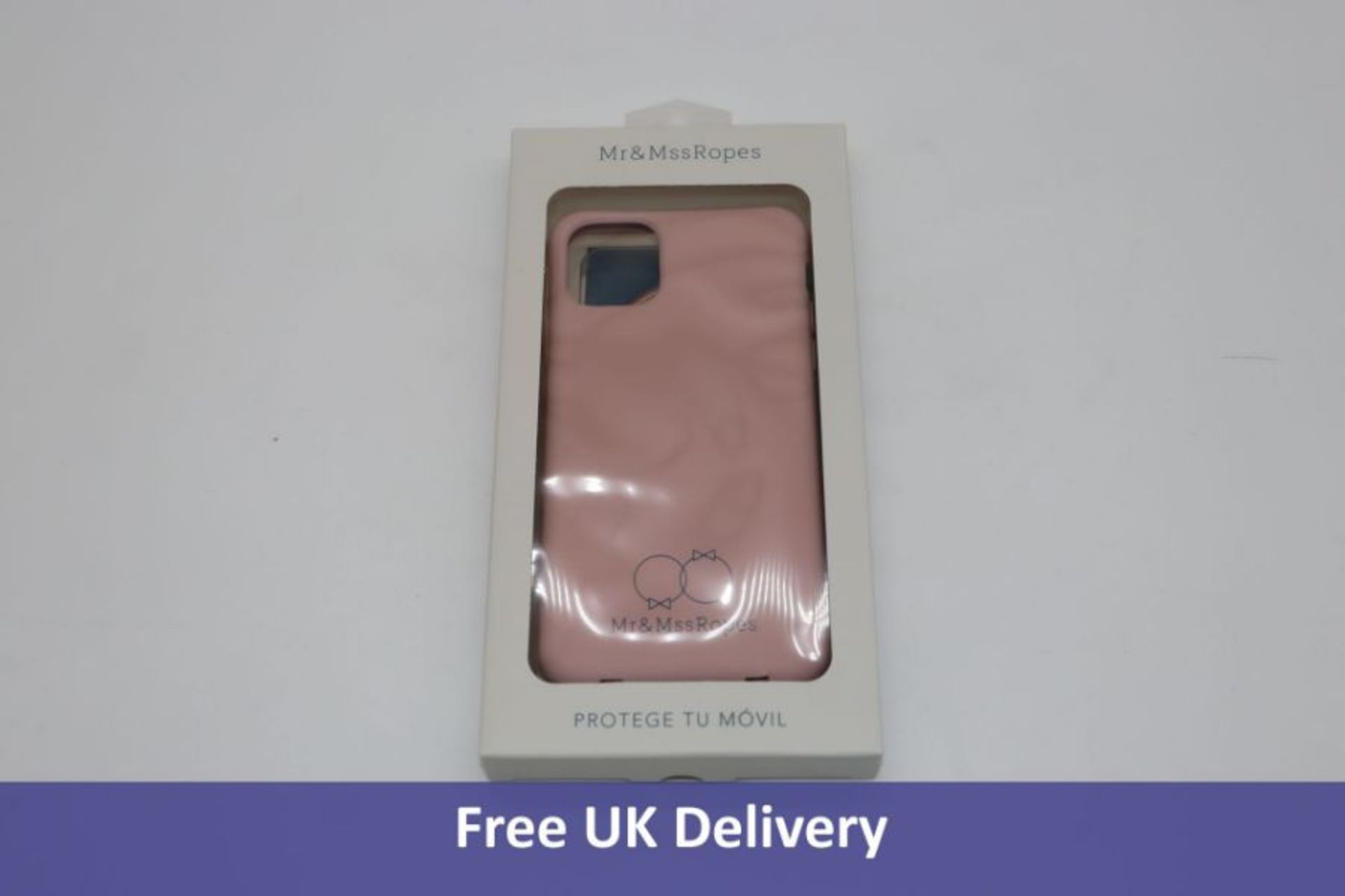 Twelve Mr&Miss Rope Liquorice Phone Cases, iPhone 11, Baby Pink