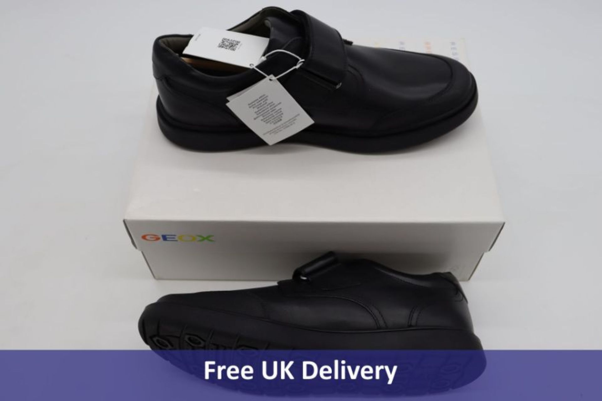 Geox JR Riddock Men's Shoes, Black, UK 7