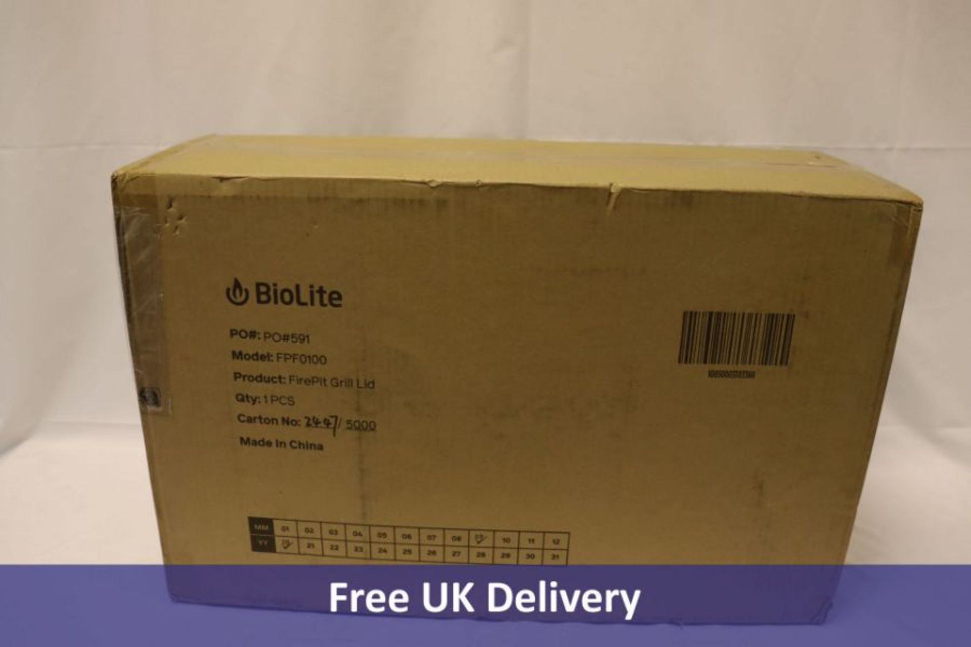 BioLite FirePit Grill Lid for FirePit Grill FPF0100