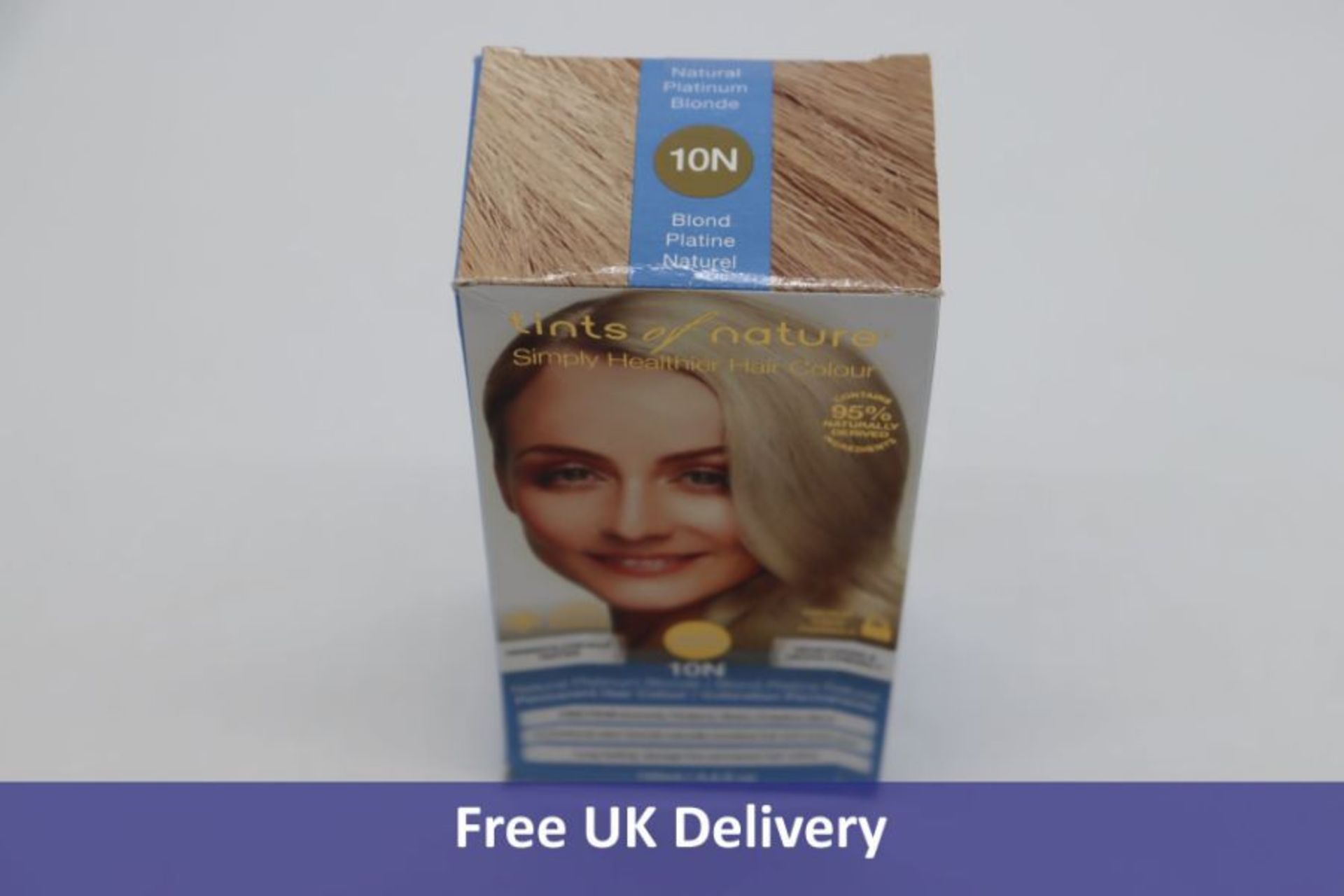 Twelve Tints of Nature 10N Natural Platinum Blonde Permanent Hair Colour. Boxes damages