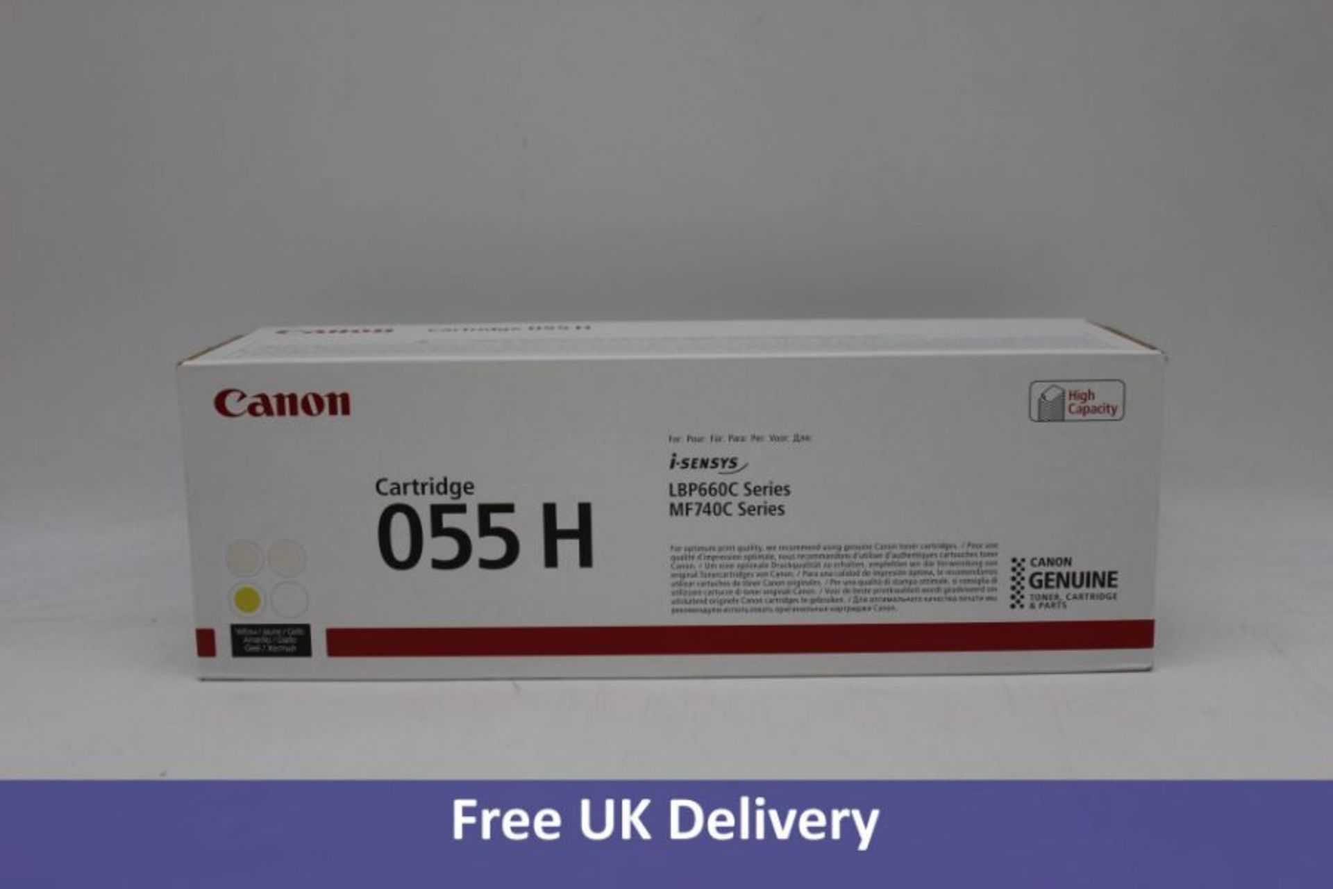 Three Canon Printer Cartridge 055 H, Yellow - Image 3 of 3