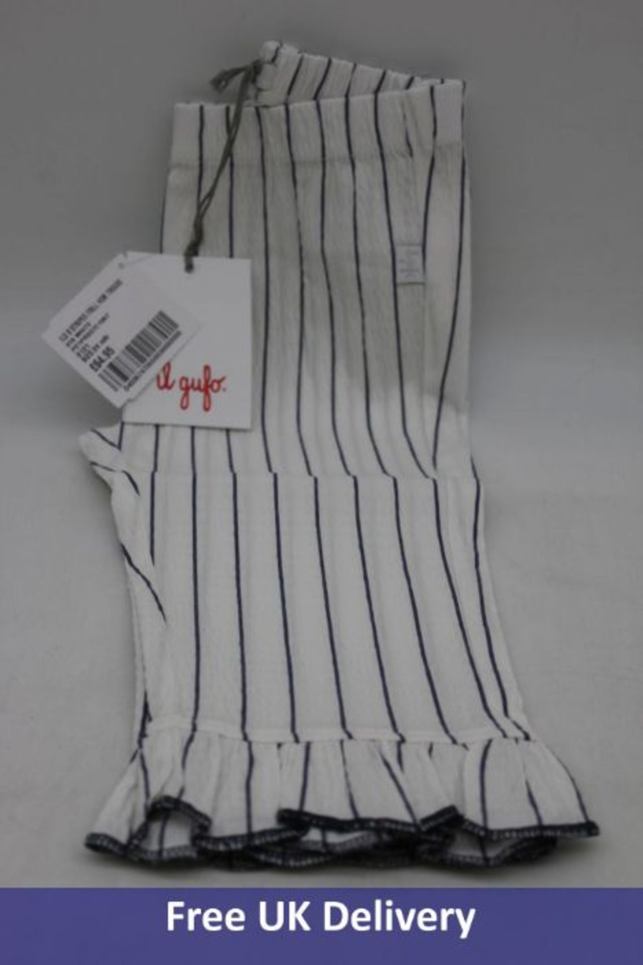 Three items of il Gufo Baby's Clothing to include 1x Short Jumpsuit Striped with Flowers, Purple, UK - Image 2 of 3