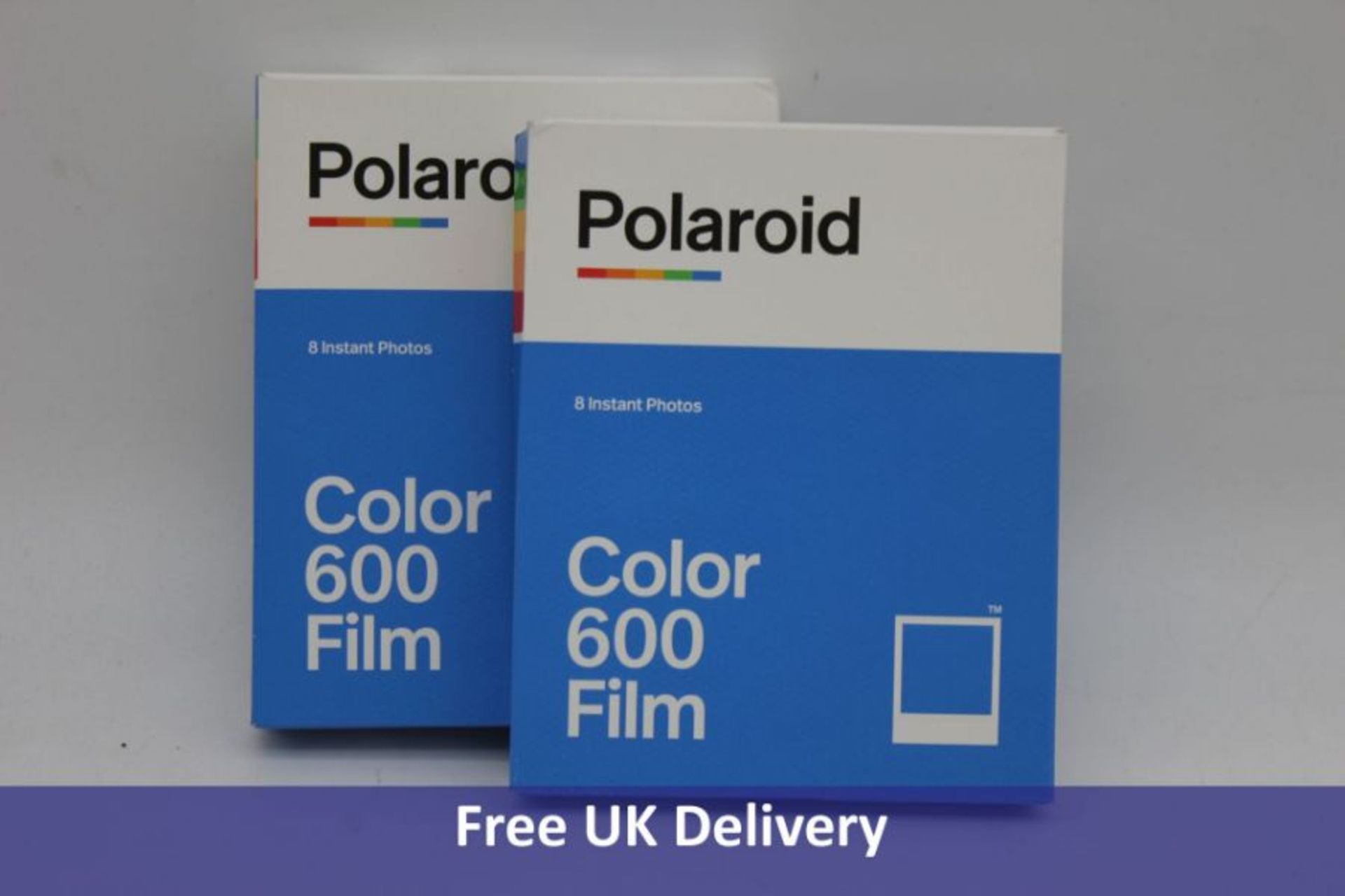 Polaroid Camera Accessories to include 2x Colour Film 600, 1x Polaroid Originals i-Type Film Pack, C