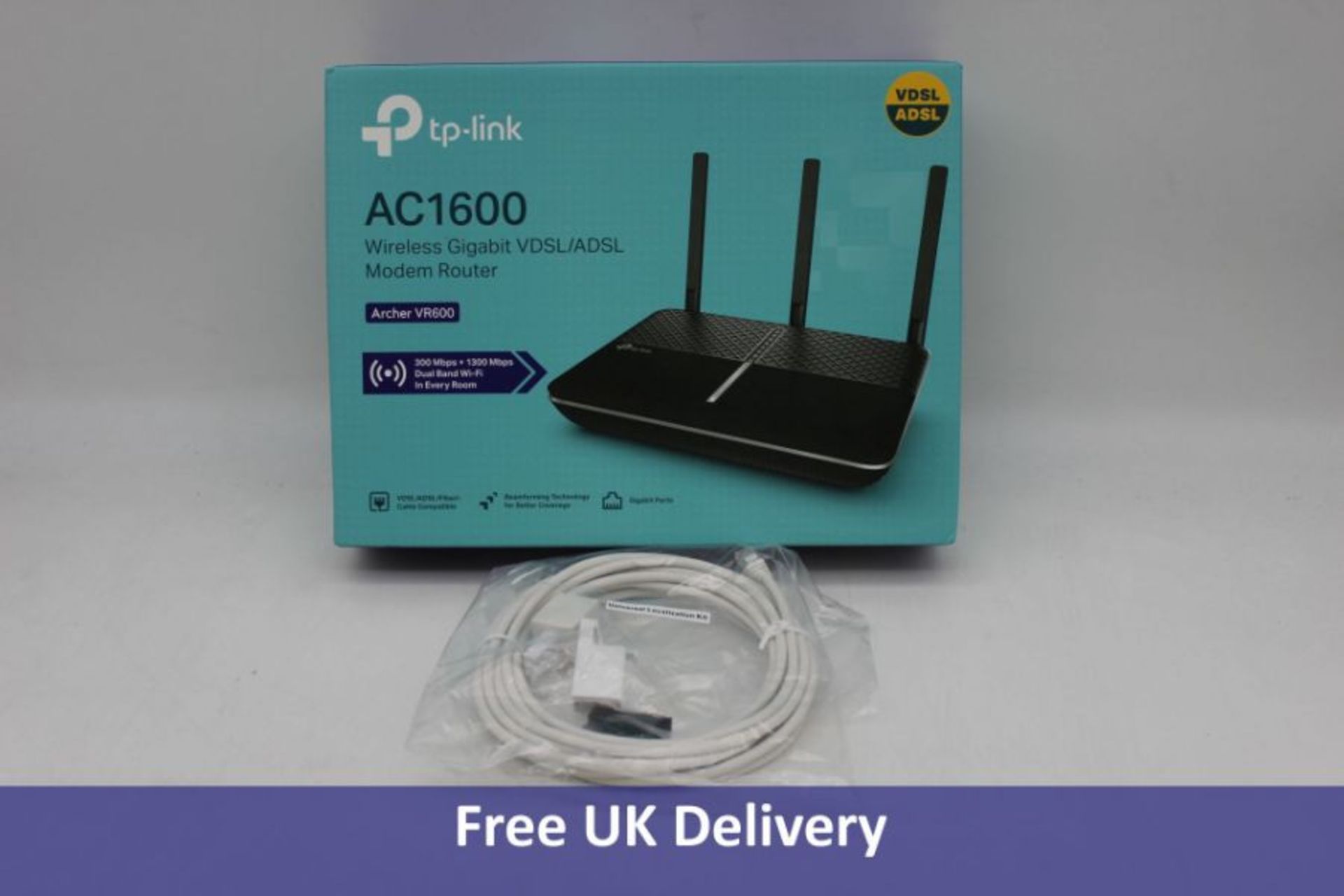 AC1600 Wireless Gigabit VDSL/ADSL Modem Router