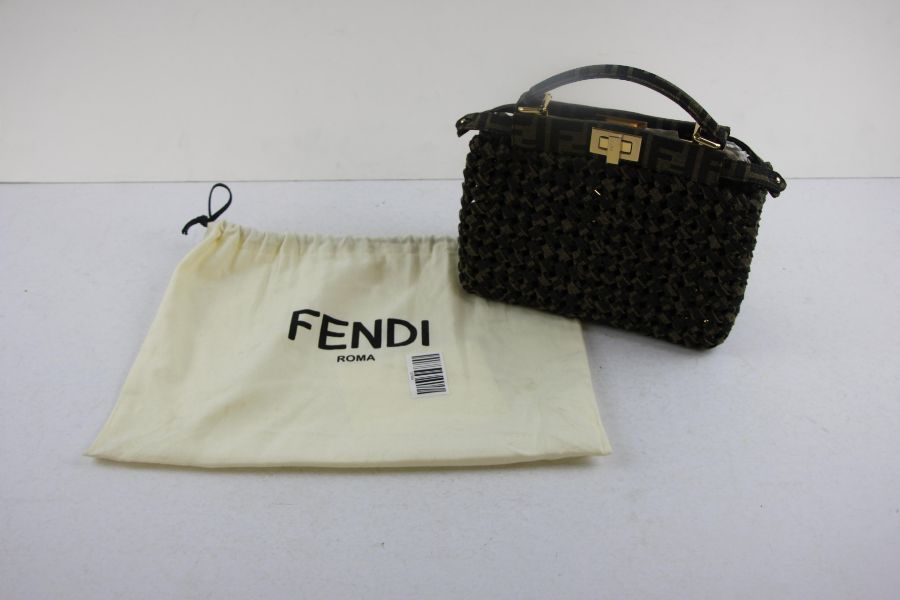 Fendi Iconic Peekaboo Mini Bag - Image 2 of 2
