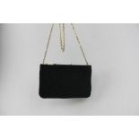 Louis Vuitton Women's, Double Zip Pochette Monogram Empreinte Leather Crossbody Bag, Black