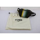 Fendi Kids FF-logo Striped Belt Bag