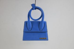 Jacquemus Women's 'Le Chiquito Neoud' Leather Bag, Blue