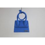 Jacquemus Women's 'Le Chiquito Neoud' Leather Bag, Blue