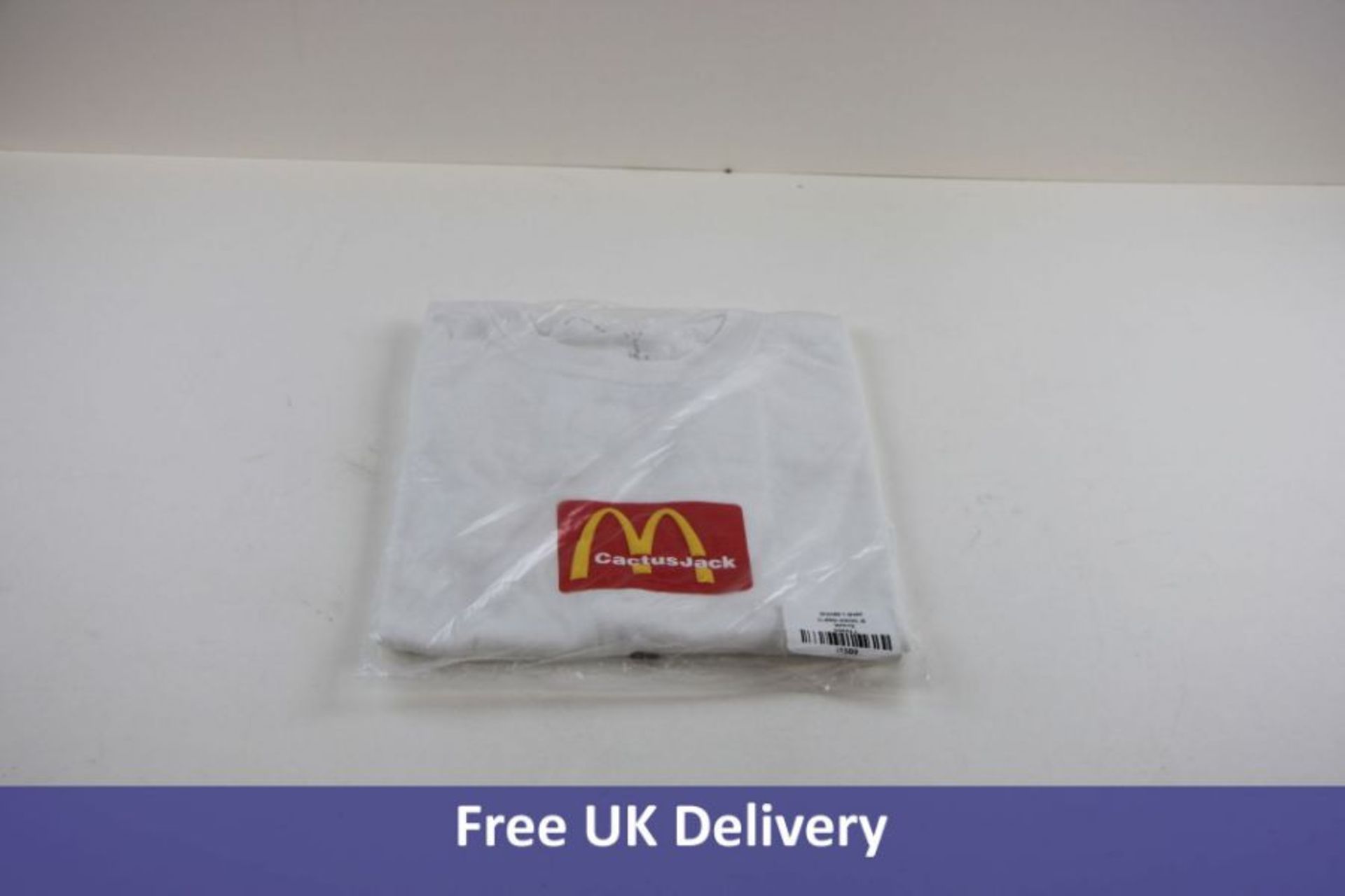 Travis Scott x McDonald's Sesame T-Shirt, White, Size S