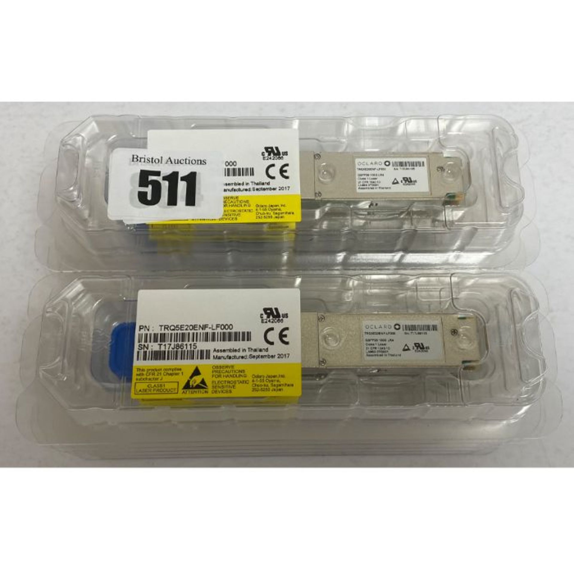 Five Pairs of OCLARO 100G-1310nm-10Km TRQ5E20ENF-LF000 SFP Transceiver Modules