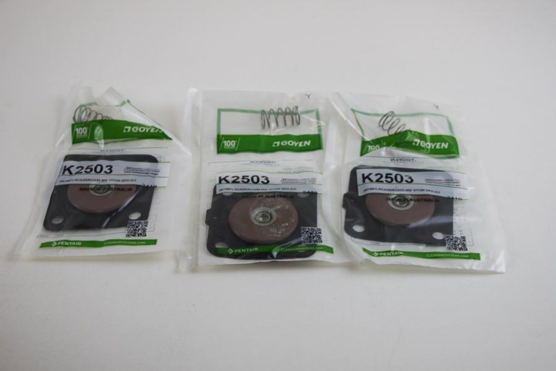 Fifteen Goyen K2503 Diaphragm Repair Kits