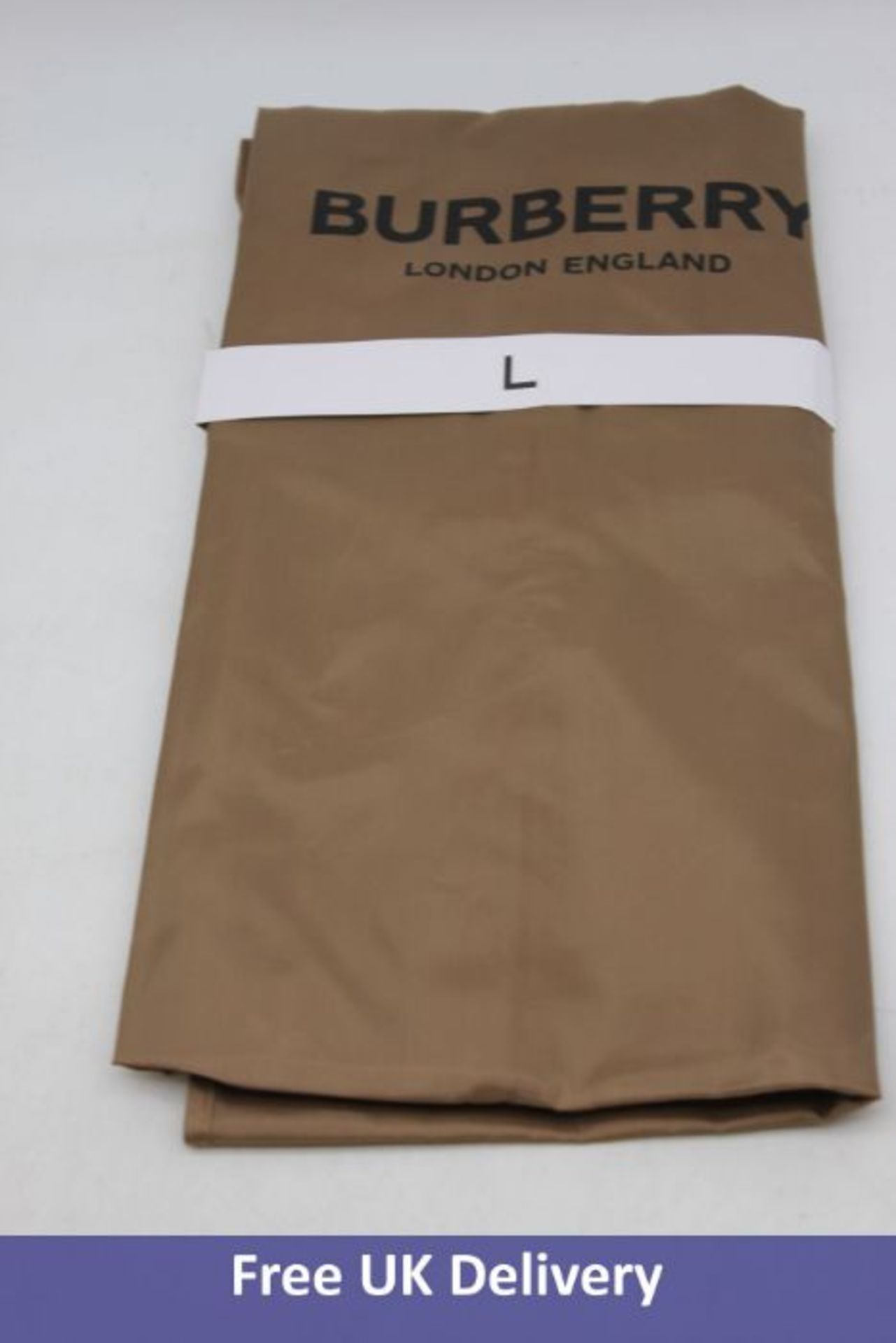 Nine Burberry Authentic Solid Garment Bag Suit Coat Dust Cover, Travel Carriers, Size L