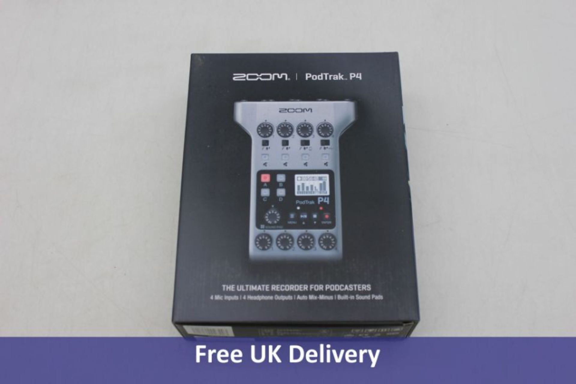 Zoom PodTrak P4 BTA-2 Podcasting Recorder